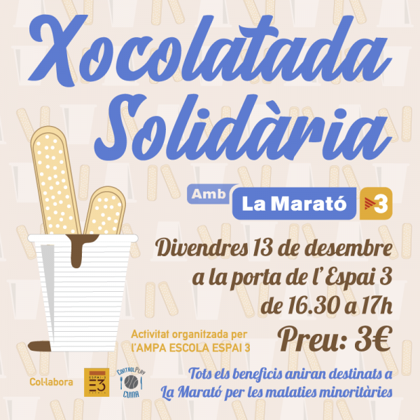 Xocolatada Solidària amb La Marató